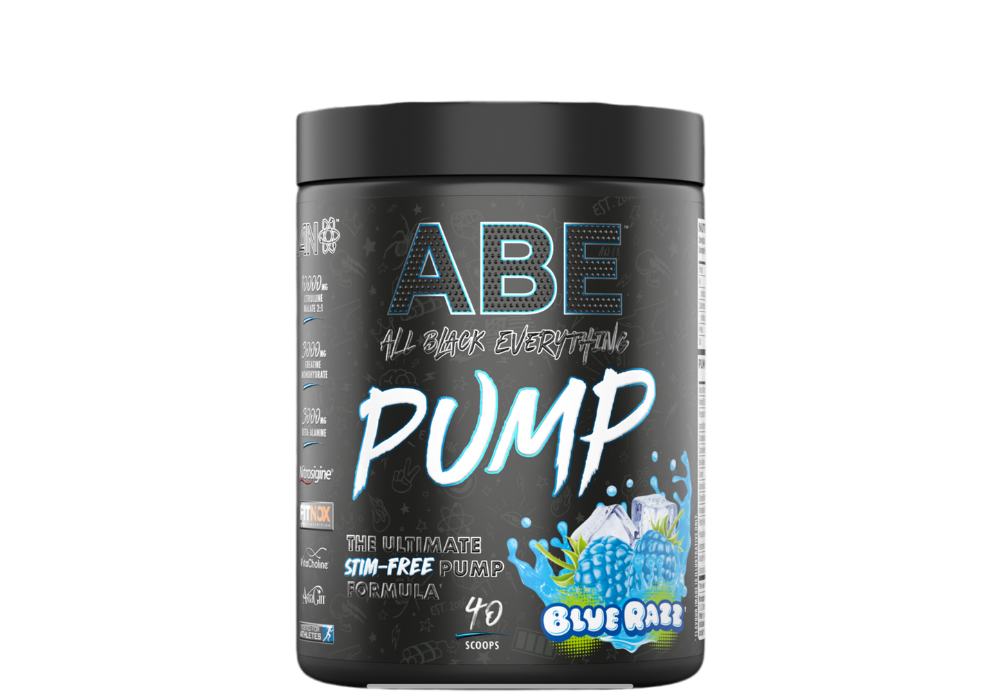 APPLIED NUTRITION ABE (ALL BLACK EVERYTHING) PUMP PRE WORKOUT 40 servings (500G)