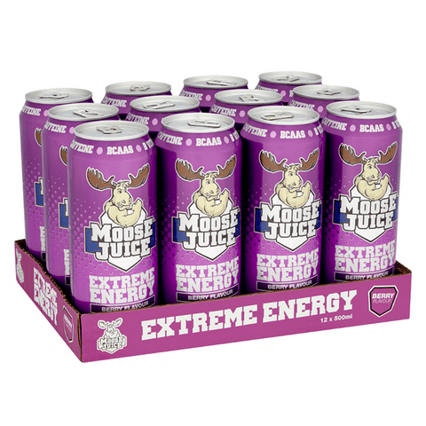 Muscle Moose Moose Juice Berry flavour 12x500ml