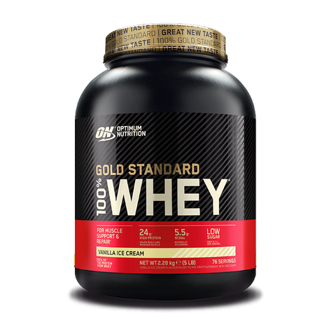 OPTIMUM NUTRITION GOLD STANDARD 100% WHEY 71-76 servings (2.27KG)